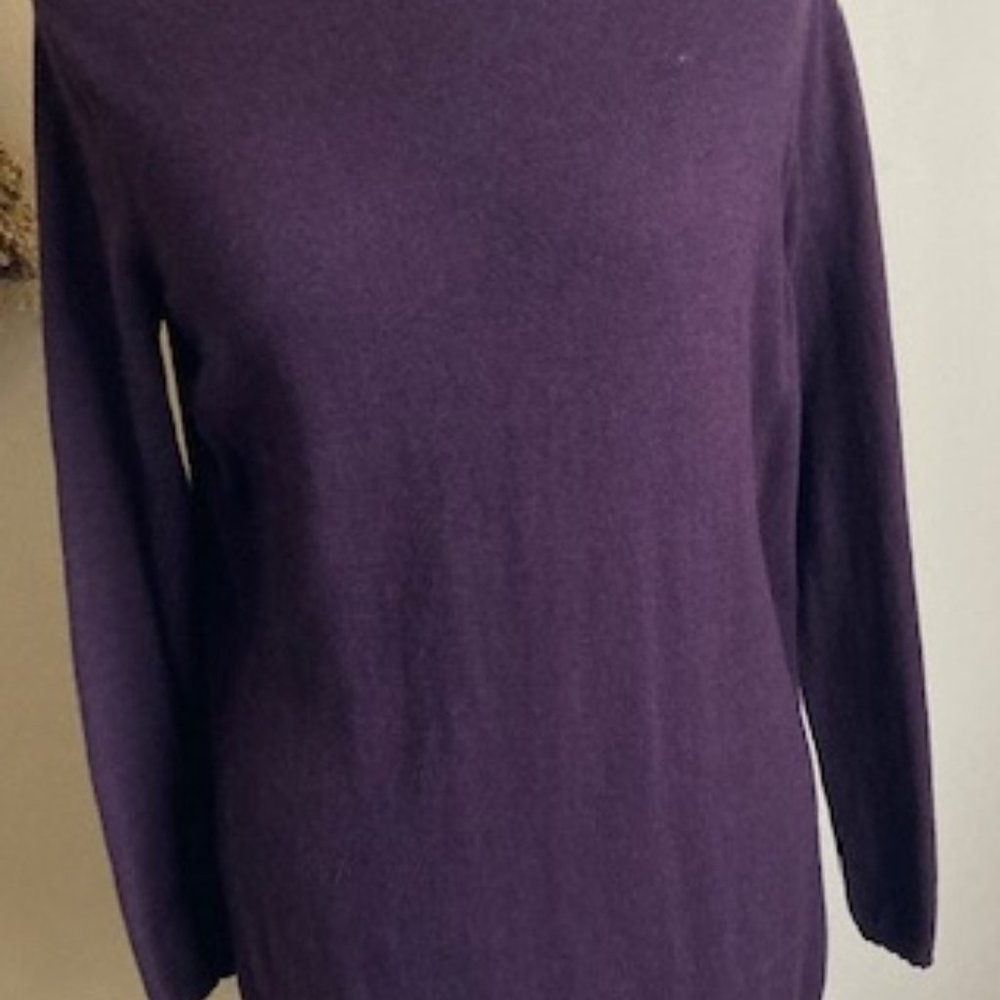 ELLE-DEEP PLUM SWEATER